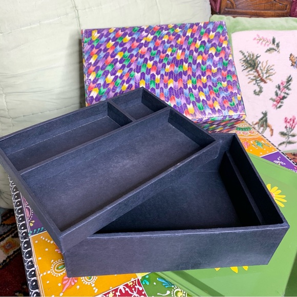 Japanese Fabric Covered Box - Picture 4 of 9